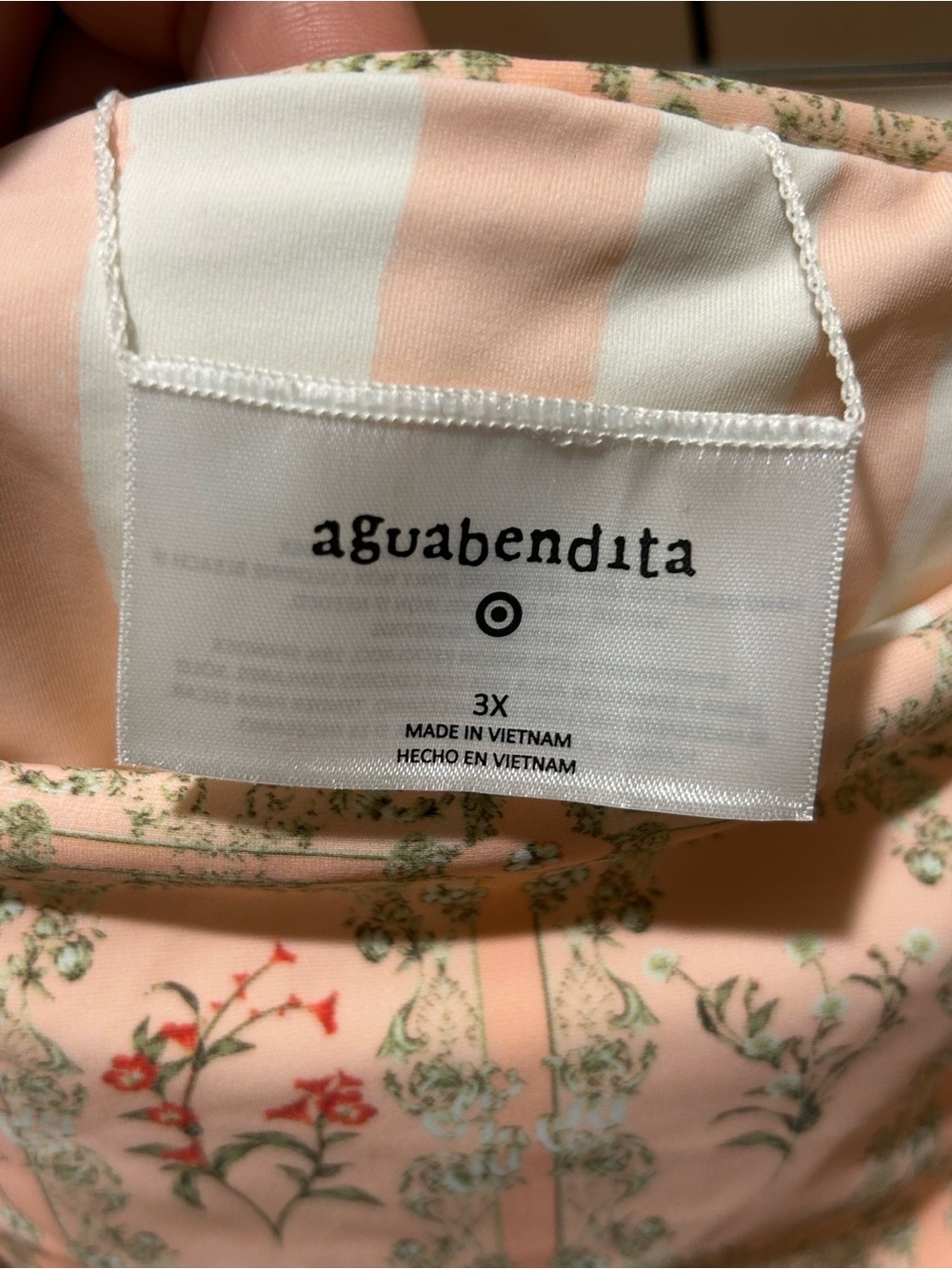 NWT Agua Bendita Reversible Bikini Bottom Cottagecore , size 3X - Picture 6 of 7